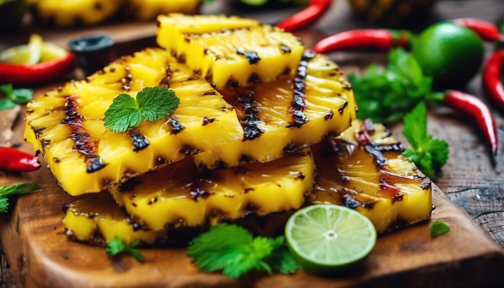 tropical fruit bbq delight