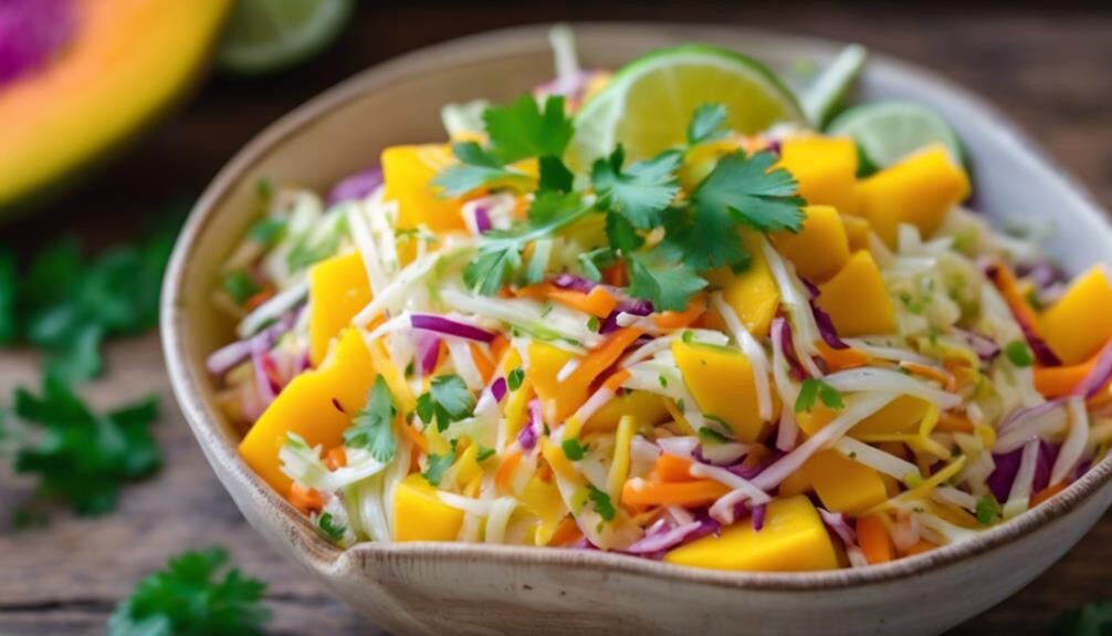 tropical fruit coleslaw recipe