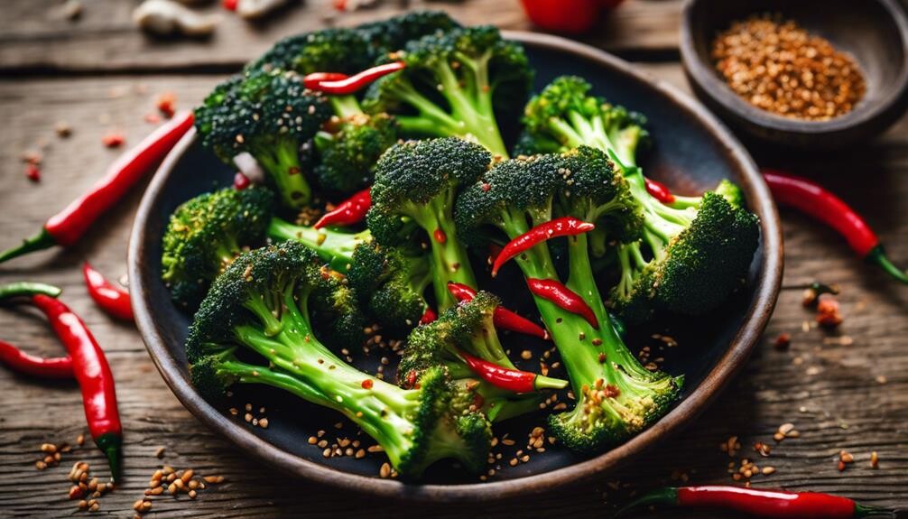 vegetarian stir fry with sesame