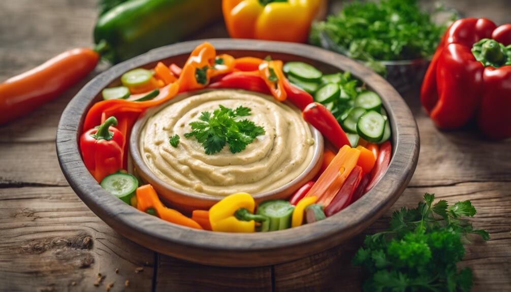 versatile chickpea based dip
