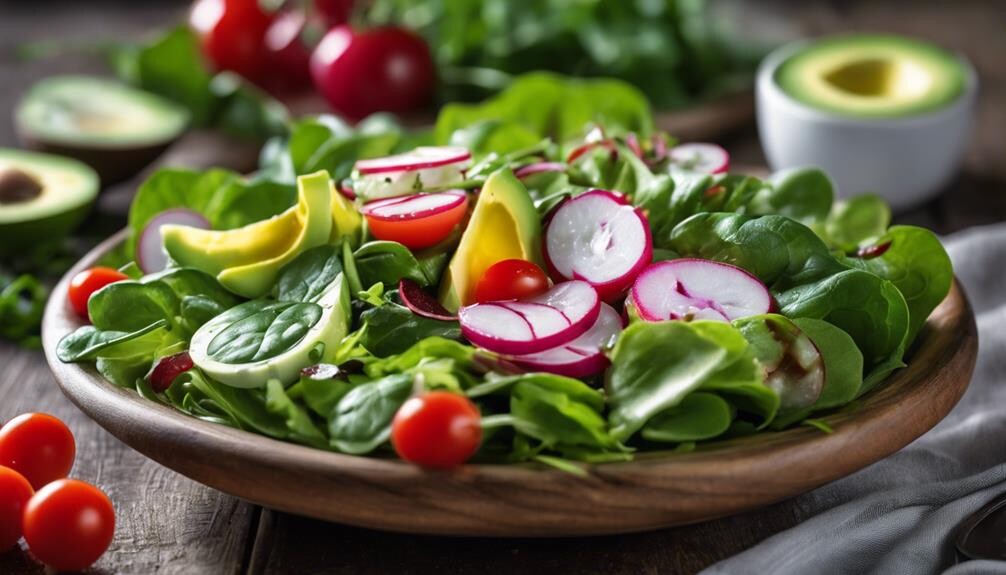 vibrant lettuce colorful vegetables