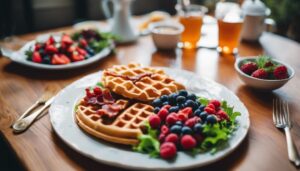waffle lunch pairing ideas