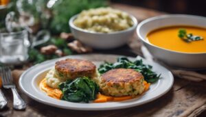 winter crab cake sides