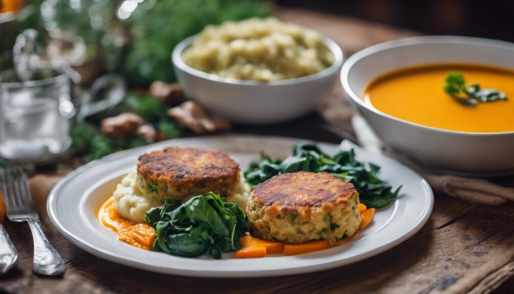 winter crab cake sides